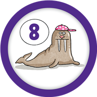 Pre-K Level 8 Badge