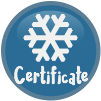 Adult Winter Certificate Badge